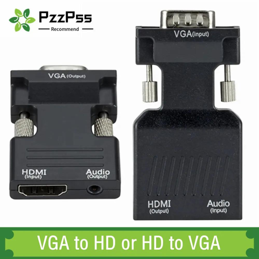 PzzPss VGA to HDMI ȣȯ   , PC ƮϿ  ̺, HDTV Ϳ, 1080P